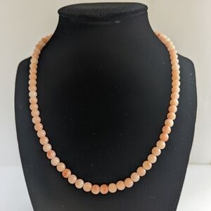 Vintage TRIFARI Pink Beaded Necklace
